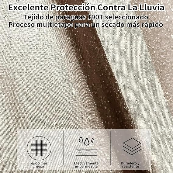 Image of 𝗗𝗮𝗻𝘇𝗲𝗿𝗮 𝗨𝗩 Travel Mini 𝗙𝗼𝗹𝗱𝗶𝗻𝗴 Ultra Compact pastel Umbrella with Case, Manual Open 12 Ribs Lightweight Portable, Small Sun & 𝗥𝗮𝗶𝗻 𝗣𝗼𝗰𝗸𝗲𝘁 𝗨𝗺𝗯𝗿𝗲𝗹𝗹𝗮 for Men and Women- Use in Rain & Summer (CREAM)