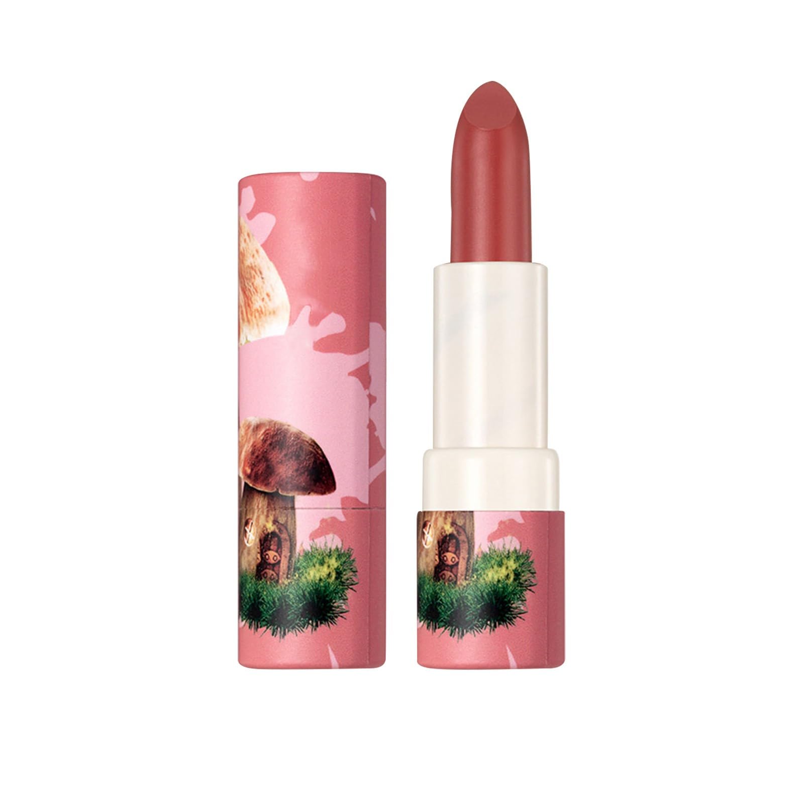 Face Eye Shadow Lipstick Velvet Mist Is Not Easy To Decolorize Long Lasting Border Nude Color Lipstick Womens Beauty Products under 5 (B, One Size)