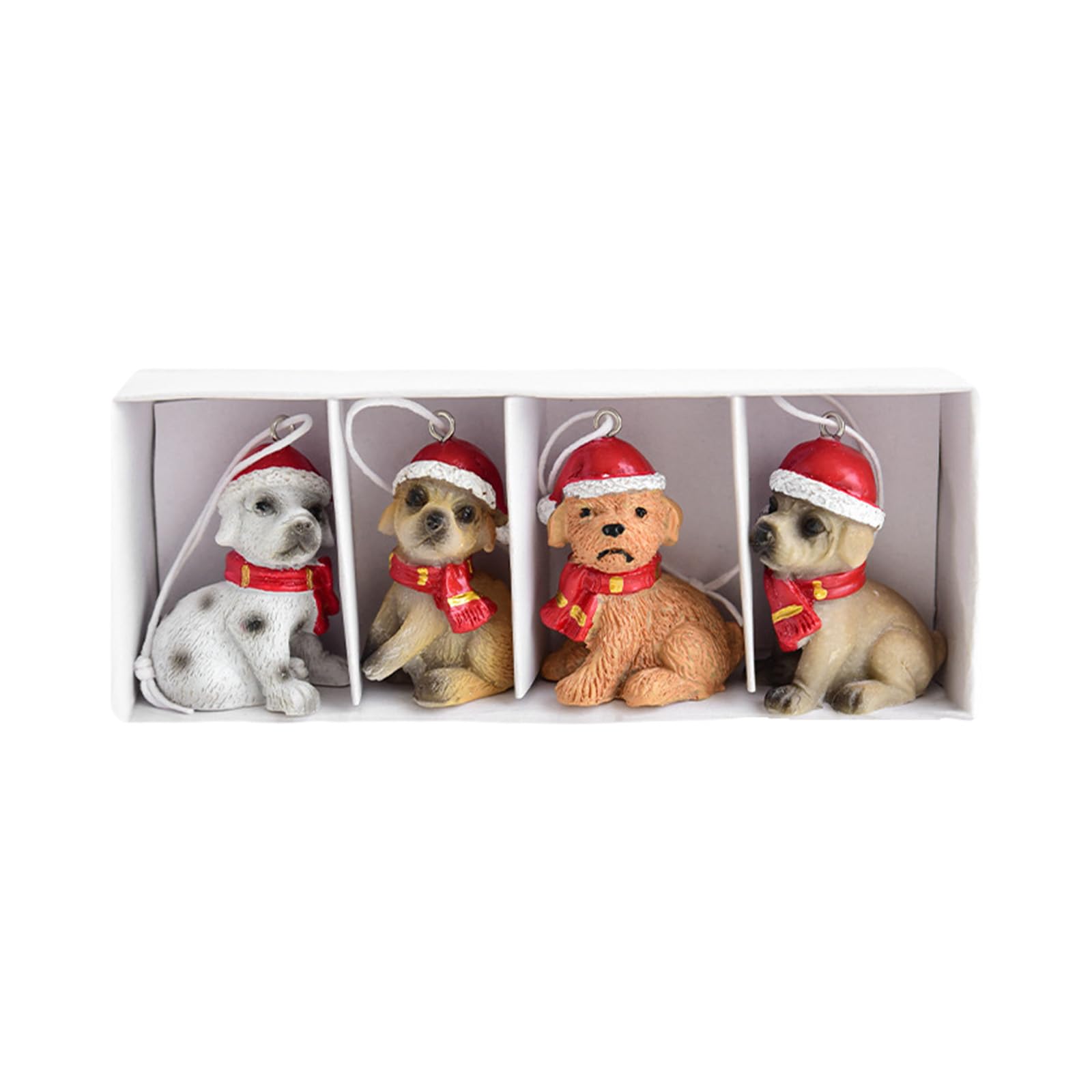 VlHpnpe Miniature Resin Ornaments Santa Snow Cabin Design for Christmas Decorating Home Holiday Display Festive Tree Ornaments