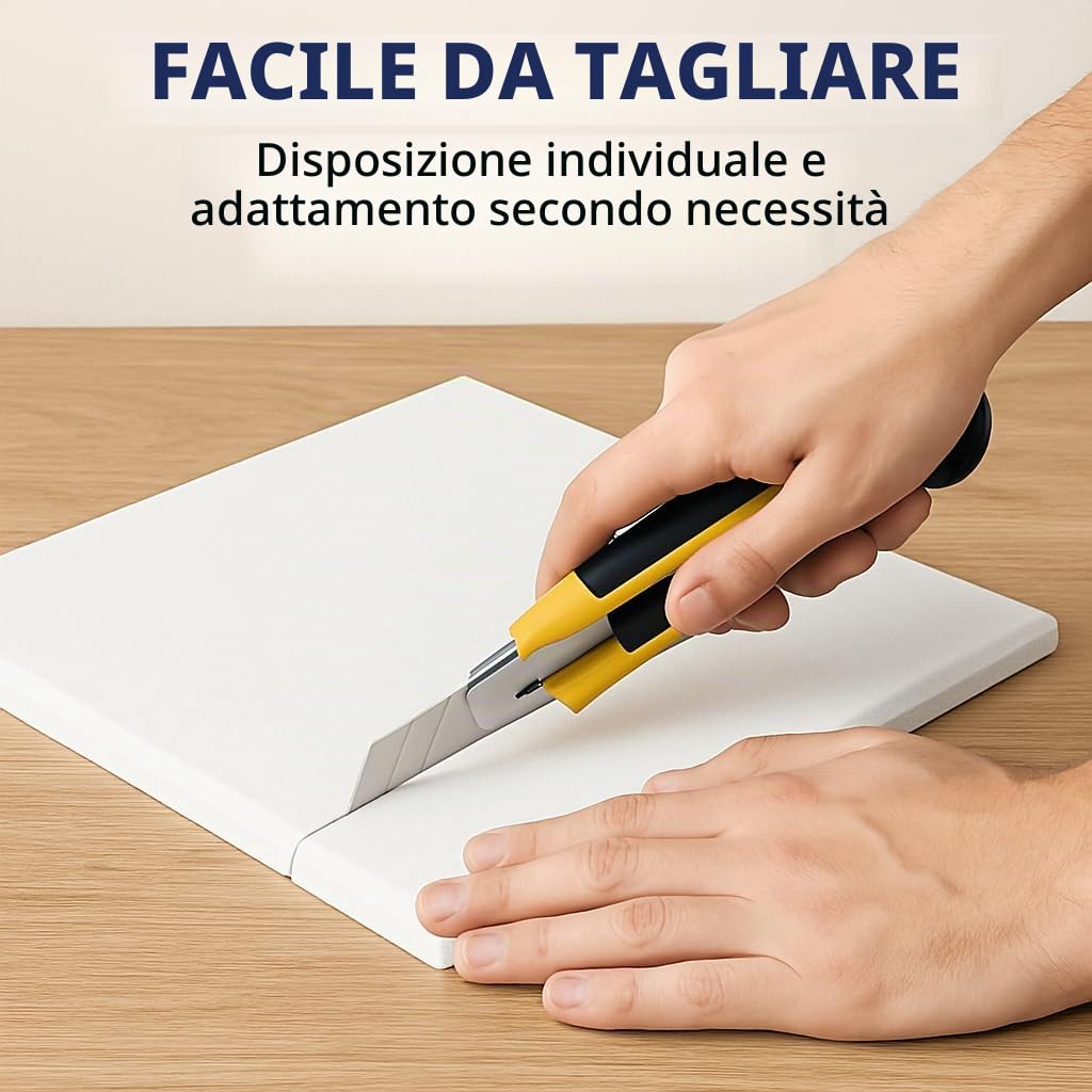 MatoSan 30 Pannelli Acustici Autoadesivi – Isolamento Acustico Alta Densità NRC 0,95 – Per Pareti, Soffitti, Studio di Registrazione