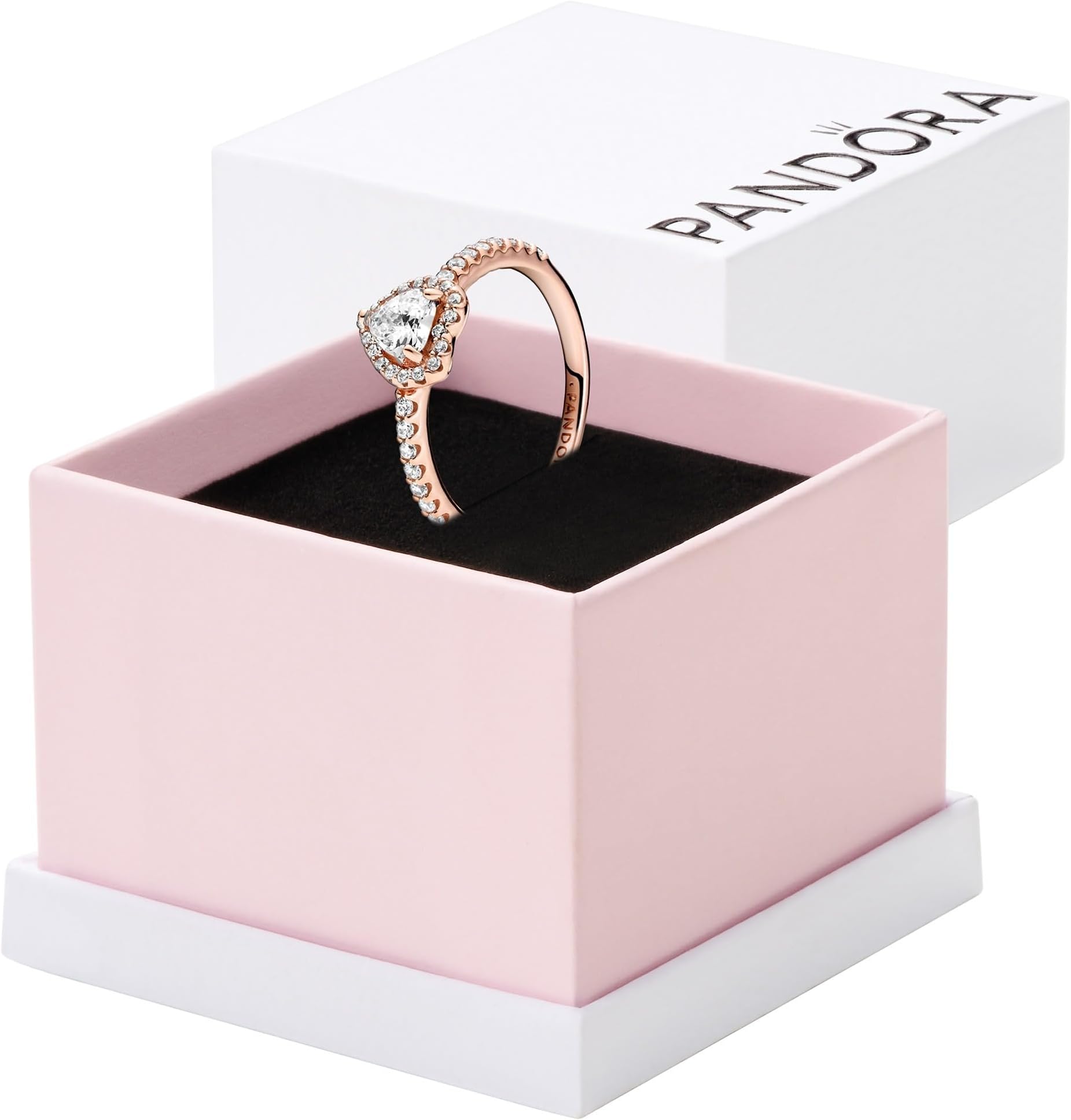 PANDORA Elevated Heart Ring