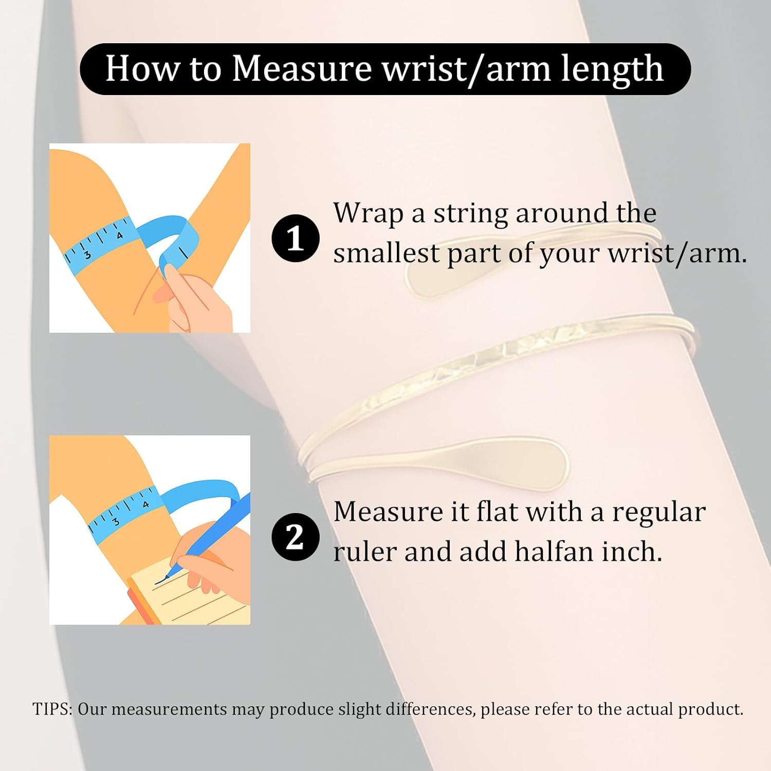 6 Piece Gold Arm Cuff Jewelry for Women, Minimalist Arm Cuff Bracelet, Open Adjustable Upper Arm Bangle Bracelet, Upper Arm Cuff Jewelry for Women, Trendy Adjustable Cuff Bracelet for Summer - Image 7