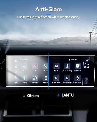 Miniatura 442 de Protector de pantalla de coche para Ford Edge 2024 2025 2023 2022 2021 (SE/SEL/ST-Line/Titanio/ST) Accesorios Protector de pantalla de vidrio