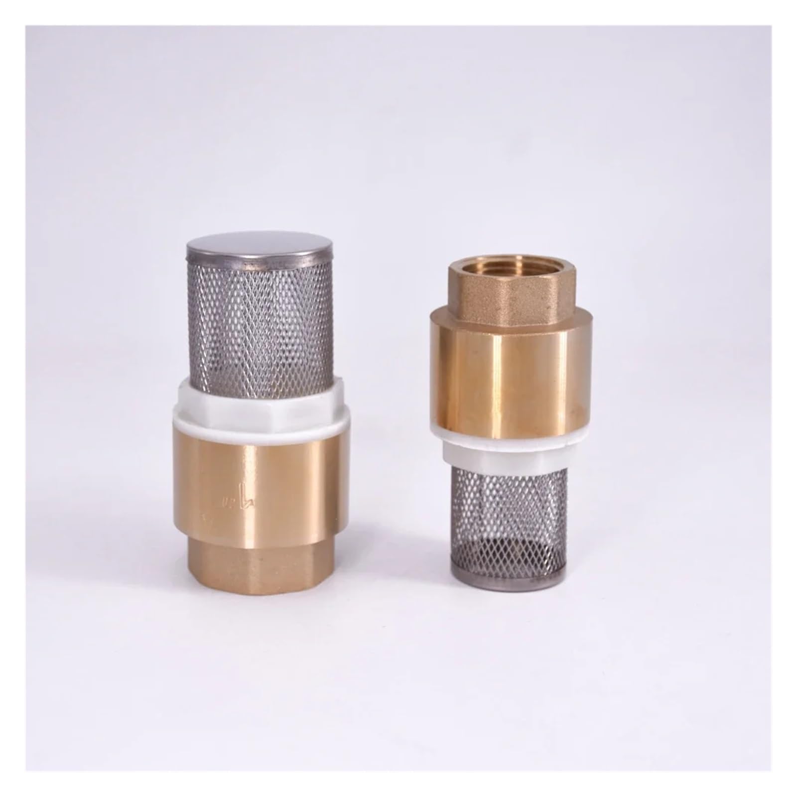 LIUCH Clapet anti-retour femelle en laiton, 1/2 "3/4" 1 "1-1/4" 1-1/2 "2" 2-1/2 "3", anti-retour avec filtre crépine en acier for la plomberie d'eau(3")