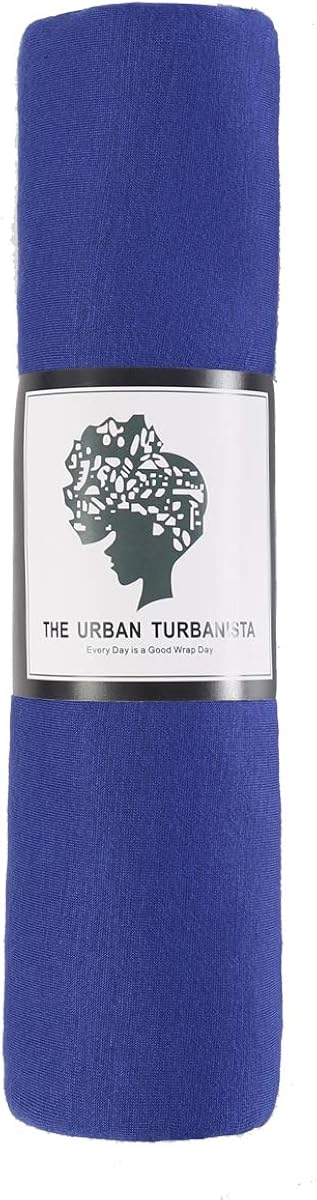 24 Colors | Solid Color Head Wrap & Scarf - Stretch Jersey Knit Hair Wrap, Long Turbans
