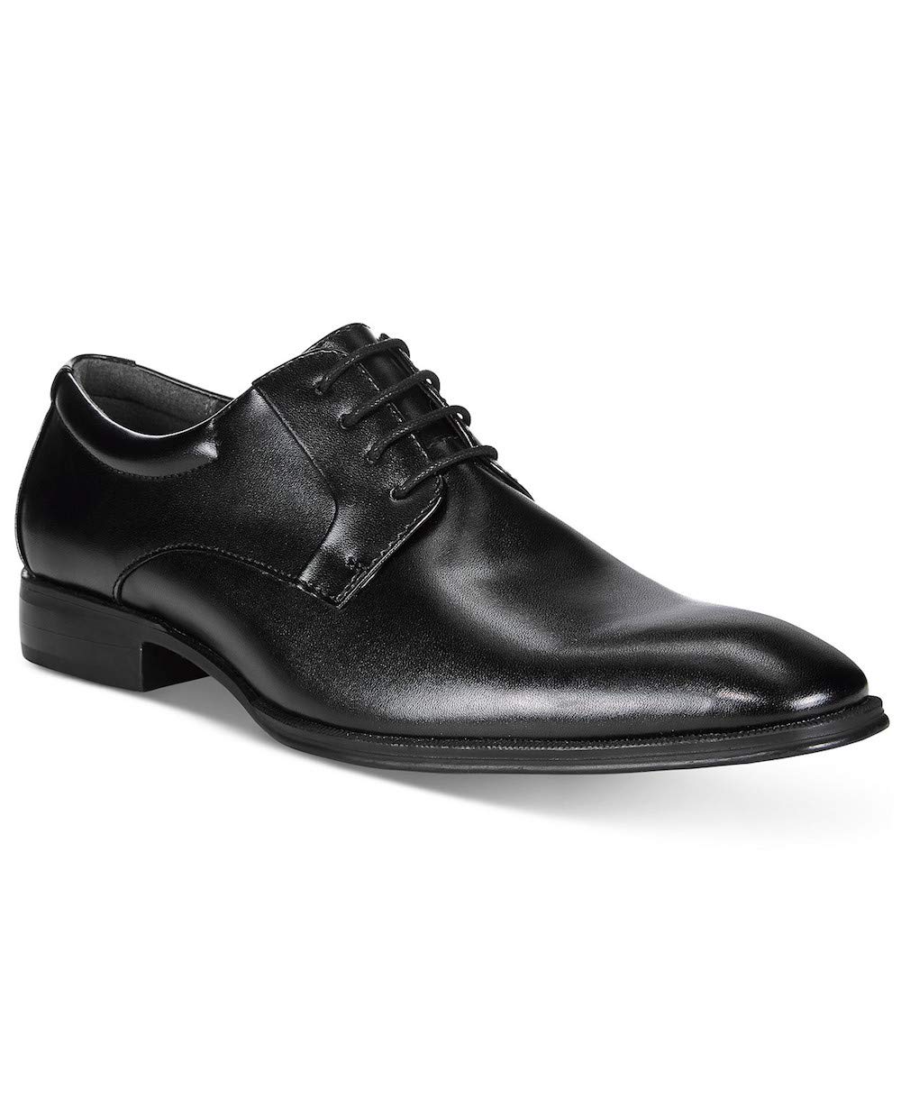 Alfani Alfani Mens Andrew Lace Up Dress Oxfords, Black, Size 10.0
