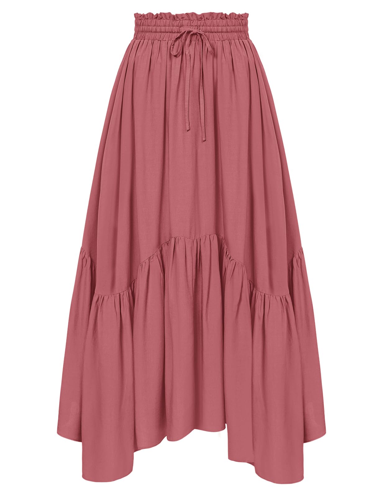 Scarlet Darkness Maxi Skirts for Women High Waist Renaissance Skirt Long Skirt with Pockets