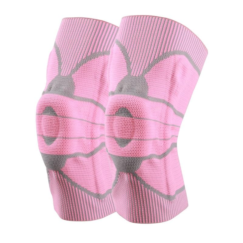 Exercise, protection Nylon Silicone Sports Knee Pads Cycling Running Breathable Outdoor Protective Gear for Fitness, cycling, running, playing football(Small)