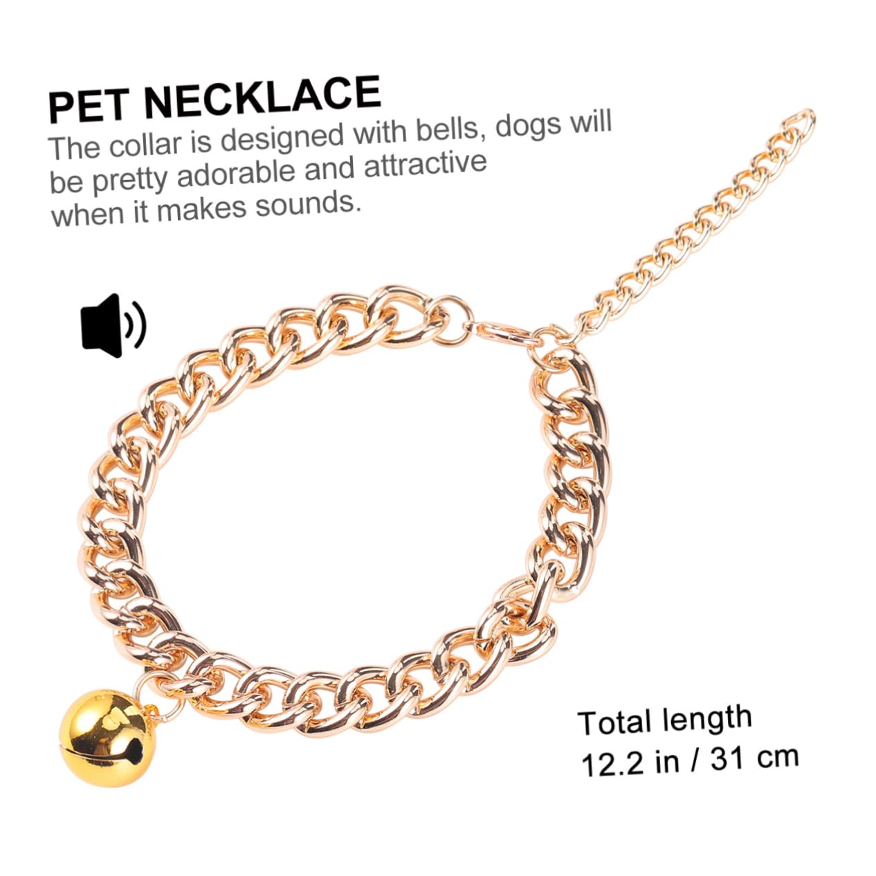 COLLBATH Unique Pet Necklace Pet Decoration Accessories Collar for Puppy Small Dog Collar Holder