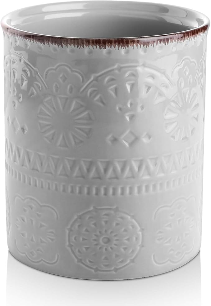 DOWAN Utensil Holder, 7.2" Extra Large Kitchen Utensil