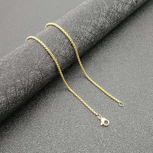 Hip hop Jewelry Hip hop Necklace Stainless Steel Vacuum Gold Plated Set Number 10 Pendant Necklace Hip hop Men's and Women's Chain - Image 6