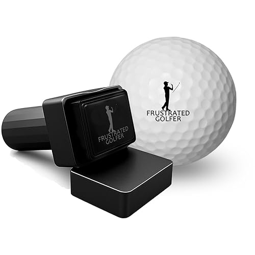 Lihome Golf Ball Stamp Personalized - Durable Waterproof Reusable Ink