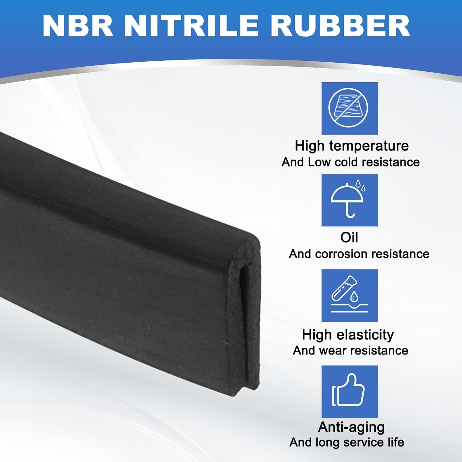 PATIKIL 1/12" 13FT Rubber Edge Trim, Flexible U Channel Edge Guard Protector for Keen Edge Sheet Metal Car Doors Hatches Table Corner, Black