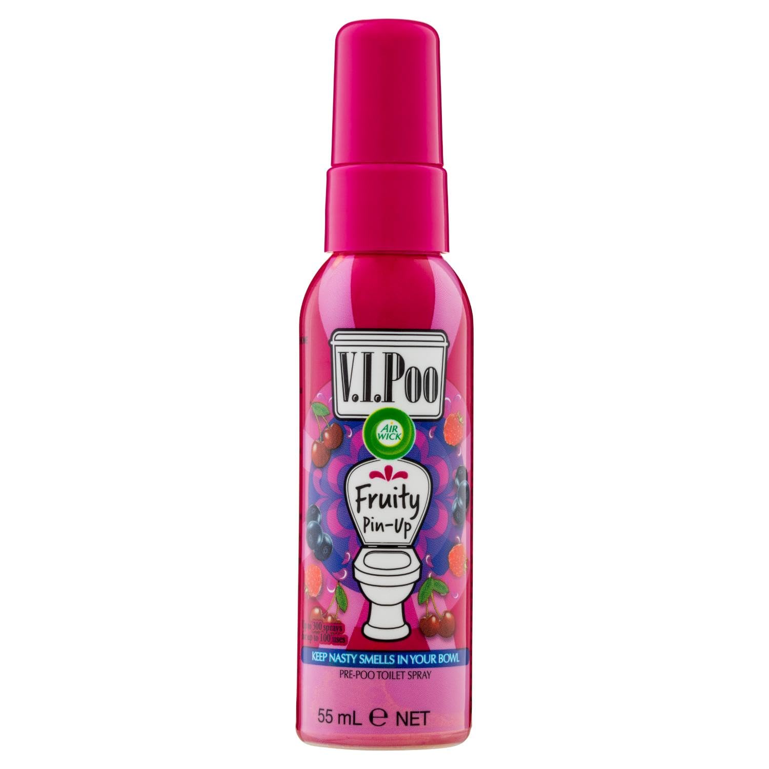 Air Wick VIPoo Toilet Freshener, Fruity Pin Up, 55mL