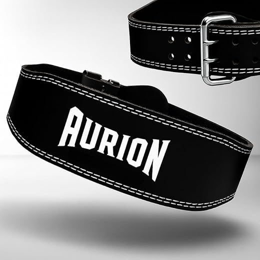 Aurion 4mm Gym Belt for Weight Lifting