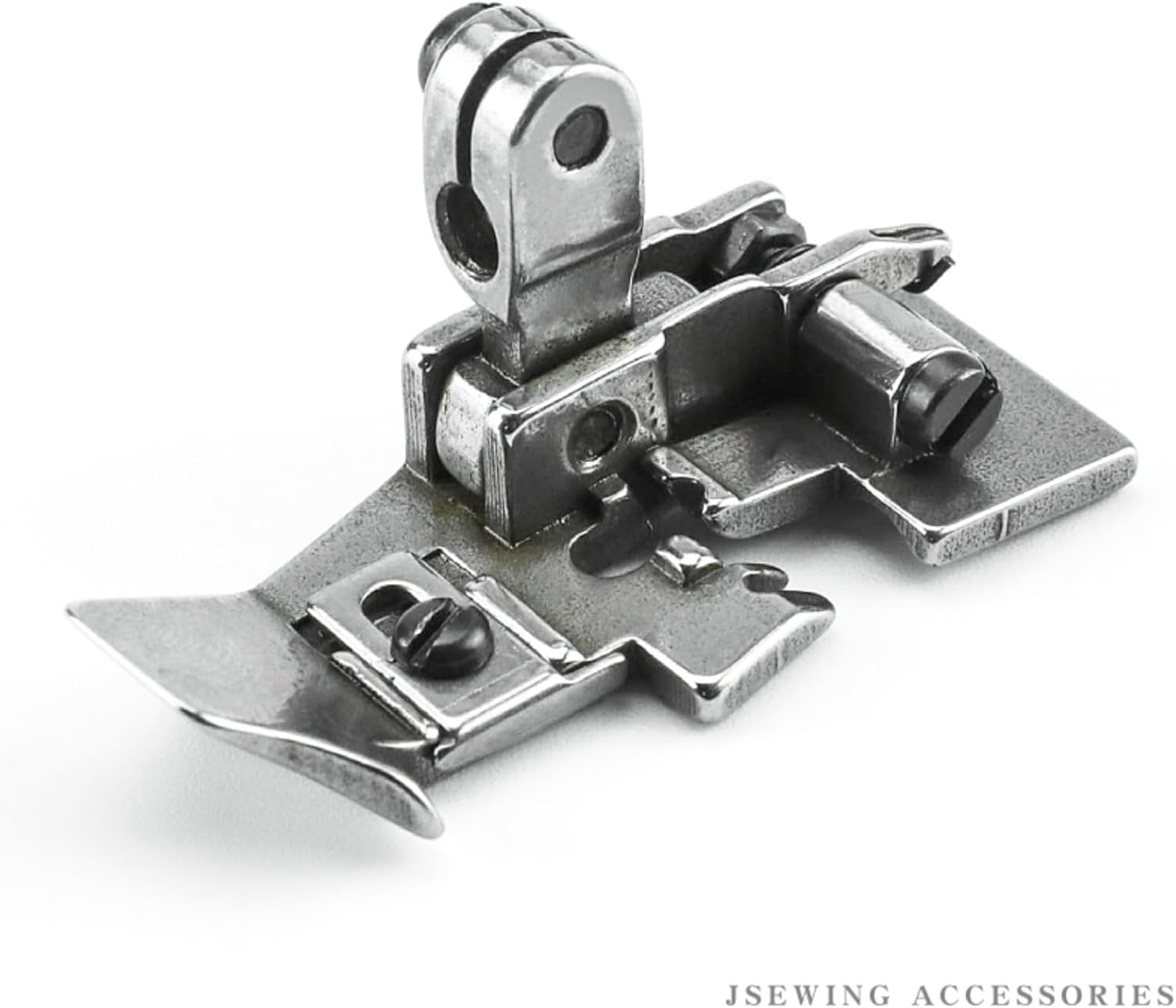 Close-up view of the Blooy 208649 Presser Foot from an angle
