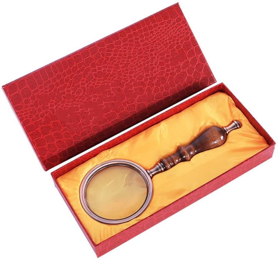 Retro Collection Gift Reading Magnifying Glass Handheld Optical Glass Magnifying Glass