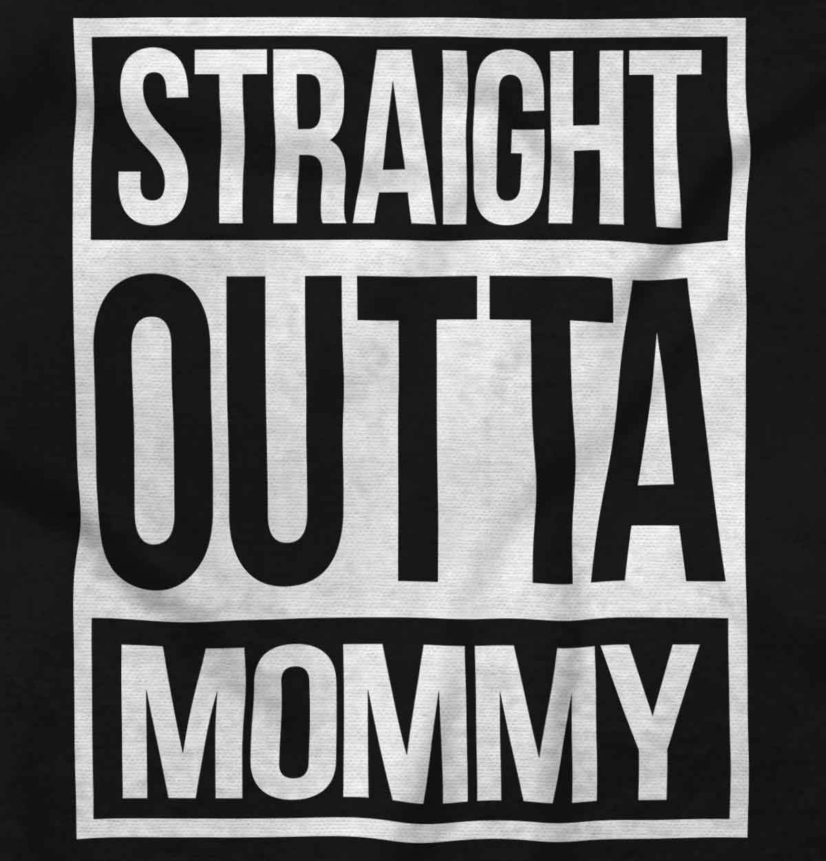 Brisco Brands Straight Outta Mommy Hip Hop Baby Romper Boys or Girls