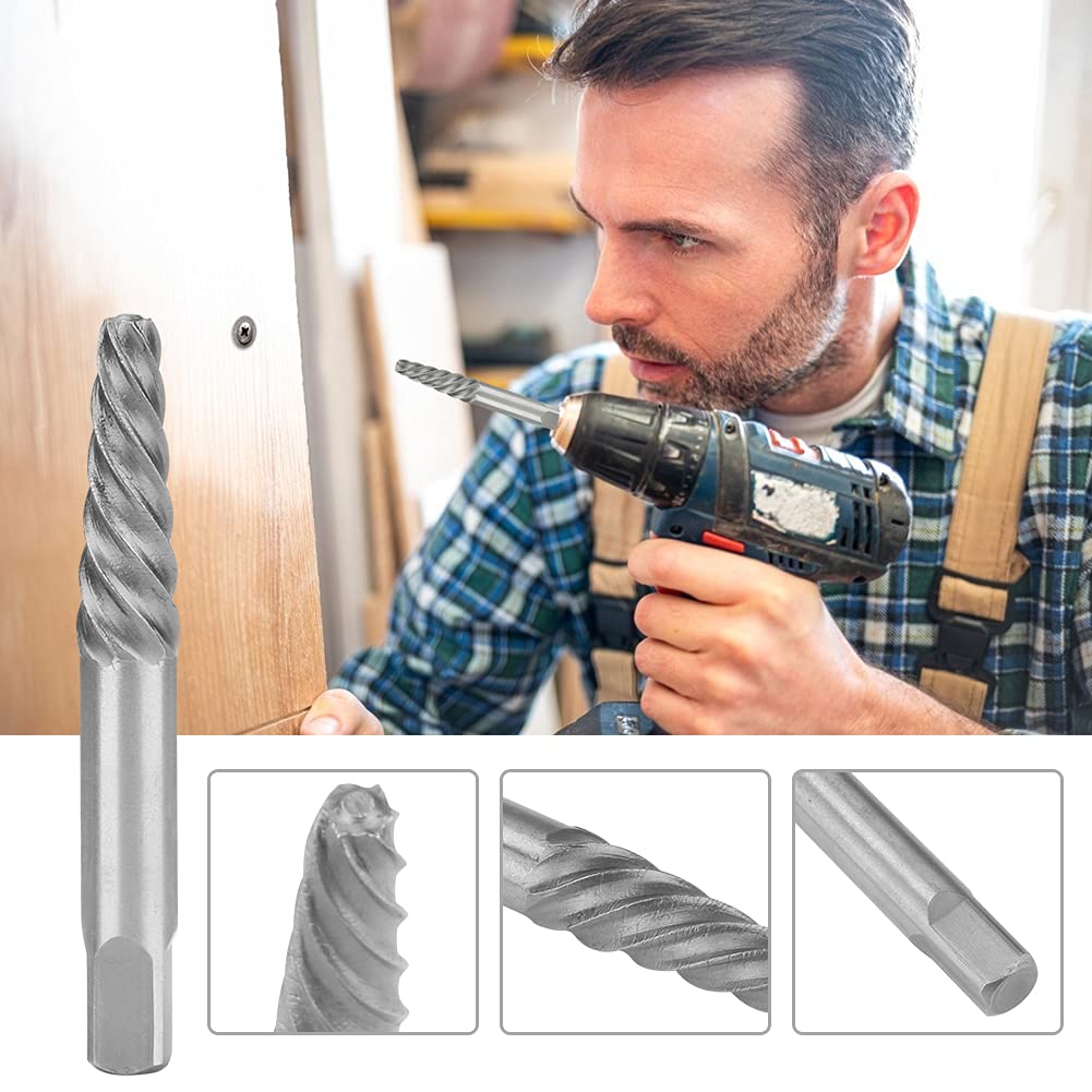 Set Estrattori Viti KEWAYO - 10 Pezzi Per Viti Danneggiate, Con Punte A Sinistra E Scatola Portatile - Foto 10