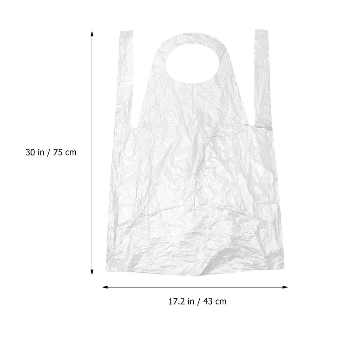 Unomor 100pcs Box Disposable Tattoo Apron Heavy Duty Industrial Protective Work Smock