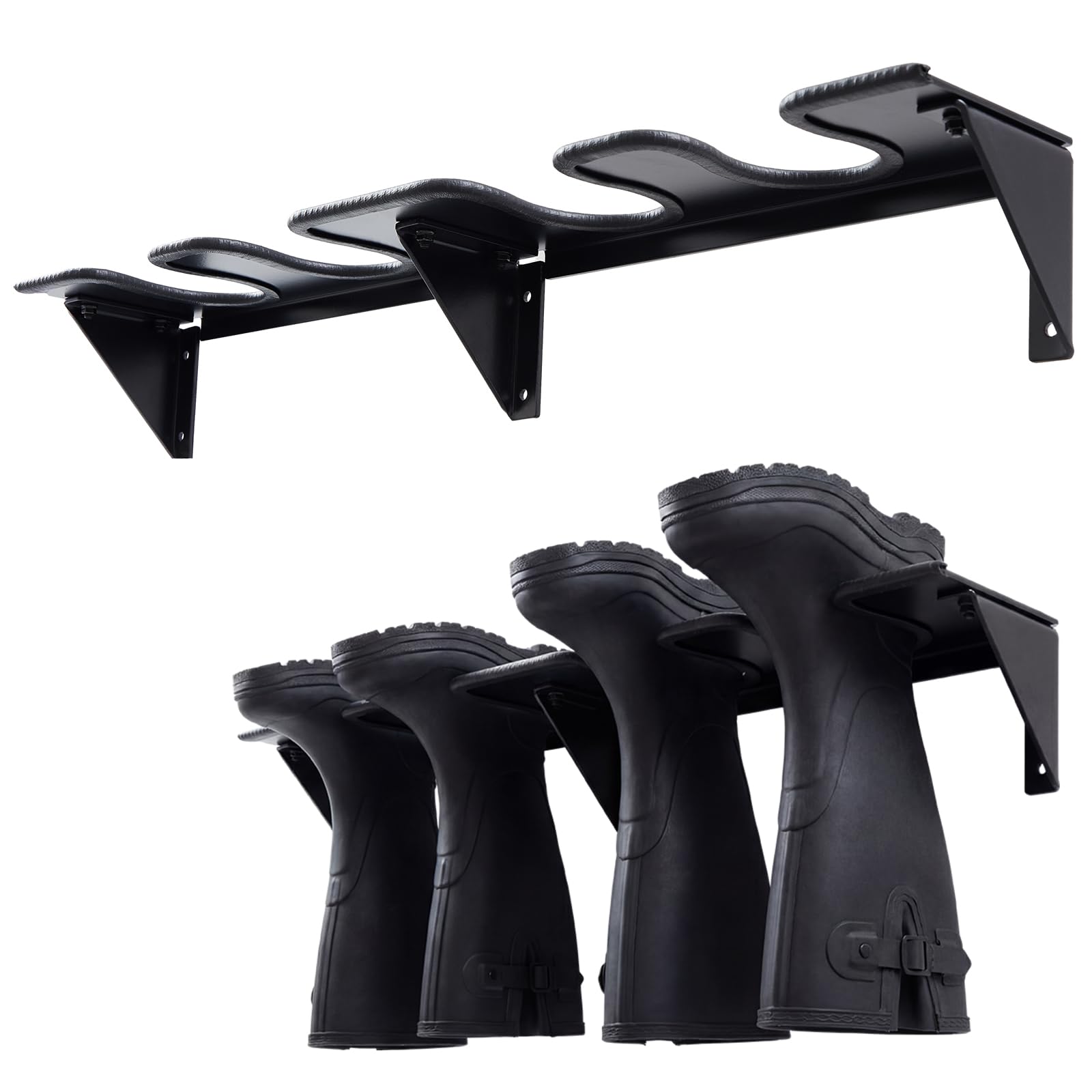 Zonon Wader Hanger Steel Boot Hanger Wall Mount
