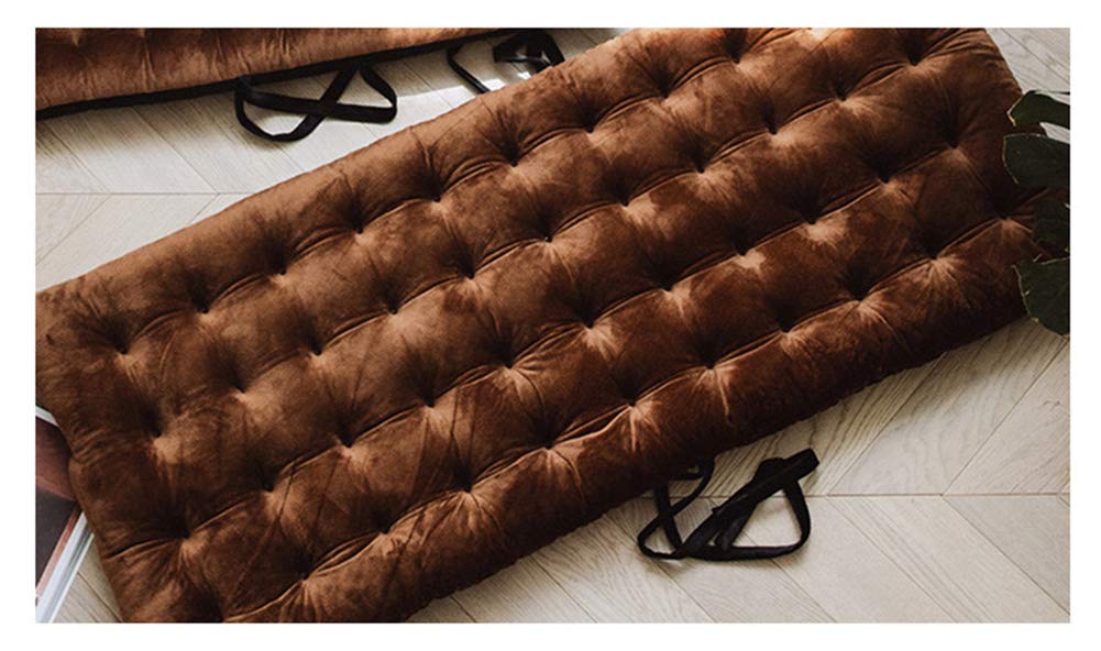Cuscino per sedia a sdraio con schienale alto, per interni ed esterni, con schienale imbottito, Blu, 100cm*40cm*8cm