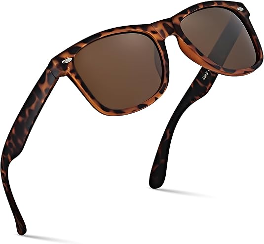 Retro Rewind Polarized Sunglasses for Men and Women - UV Protection Classic Sun Glasses