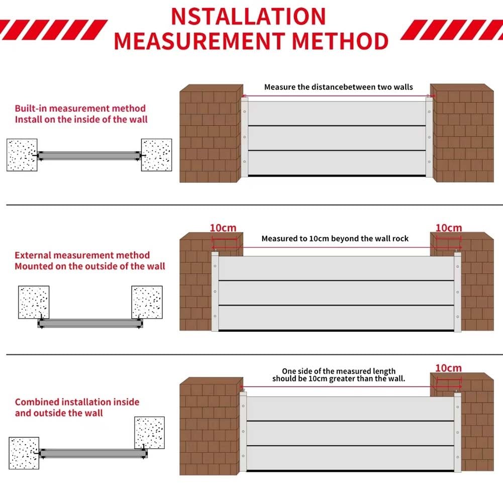 Aluminum Flooding Wall, Flood Barriers For Home, Reusable Doorway Flood Protection Barriers
