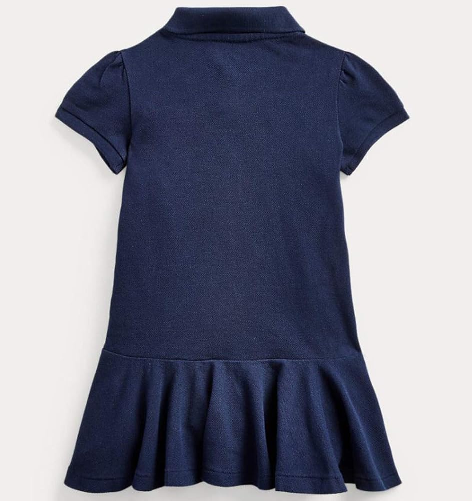 専用 ポロラルフローレン コットンピケポロドレス XS ネイビー POLO RALPH LAUREN（ポロ ラルフ ローレン）の「コットンピケ