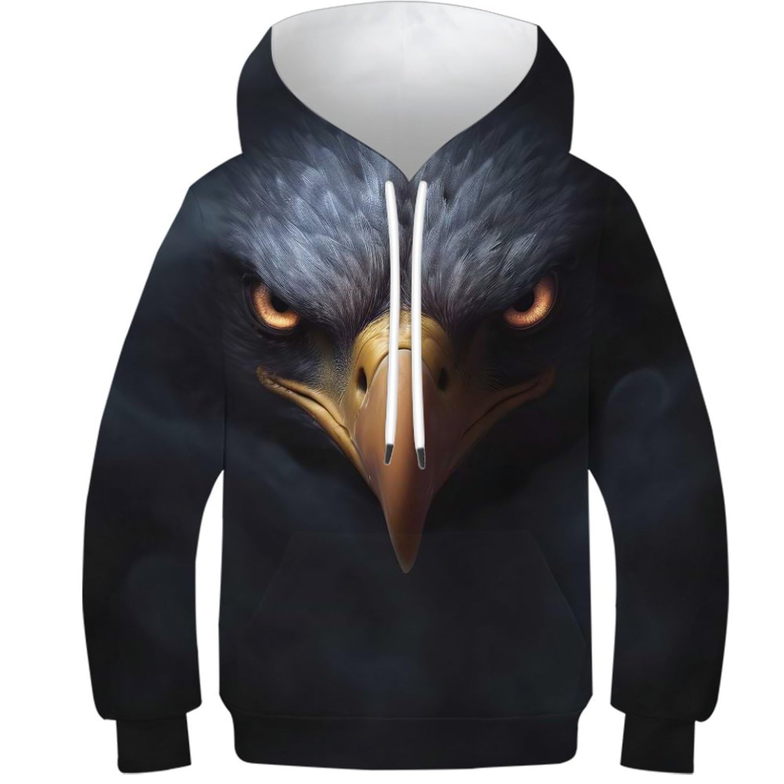 Sweat à capuche Wild Eagle enfants : pull 3D pour cadeau - 8