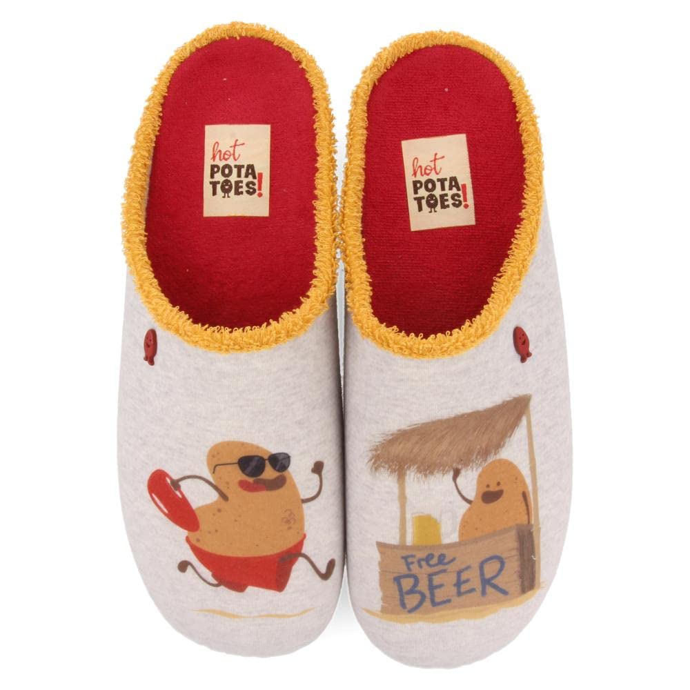 Gioseppo Hot Potatoes Men's BINASCO Slipper, Gris, 5.5 UK