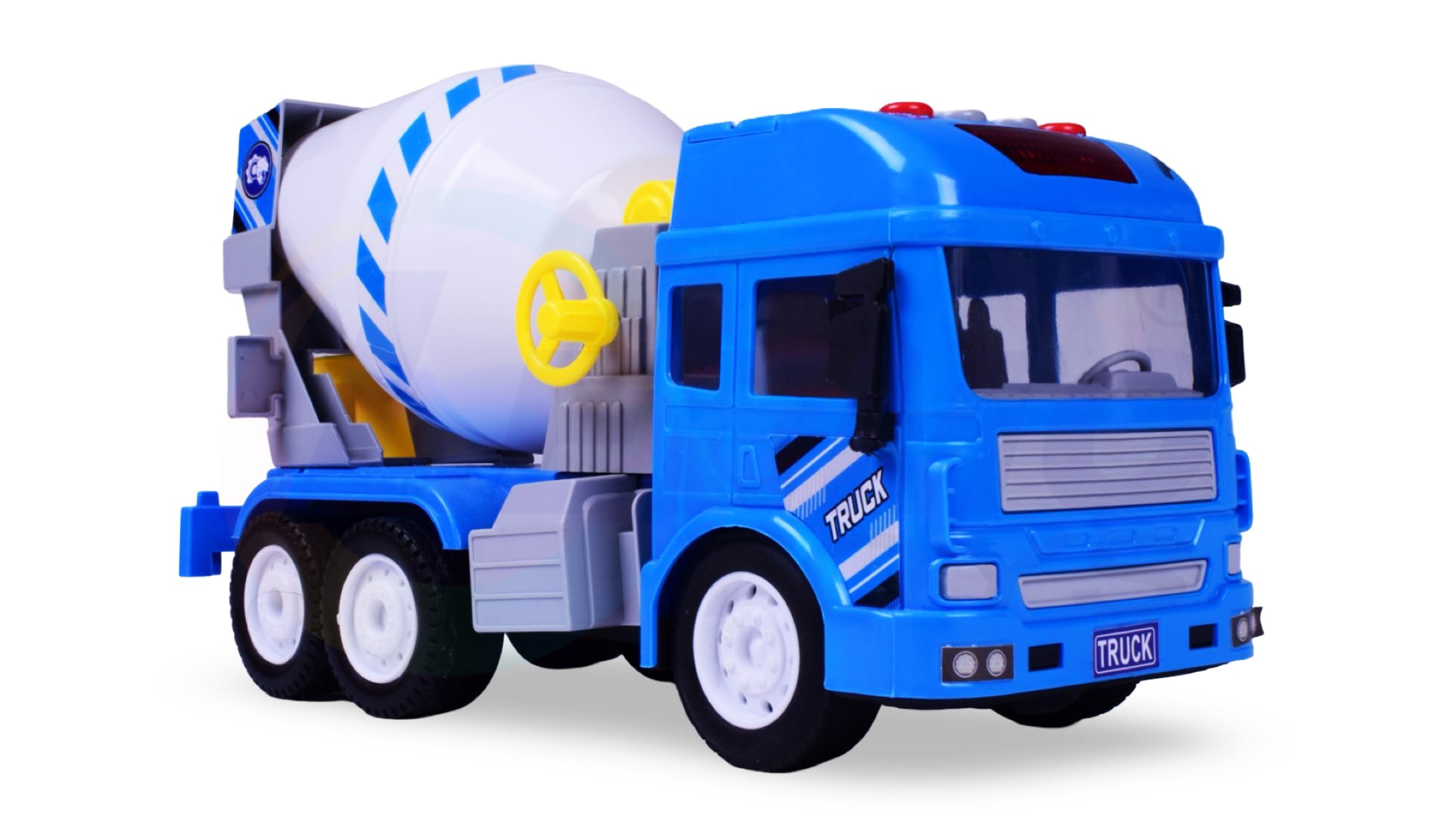 APPSTER Cement Concrete Mixer Truck Toys for Kids, Pull Back Vehicles Toy, Unbreakable Plastic Truck with Light & Sound, Friction Power Toy Trucks 3+ Years Old Boys Girls (Multicolor) (B0D9YJS6Z4) Amazon Price History, Amazon Price Tracker