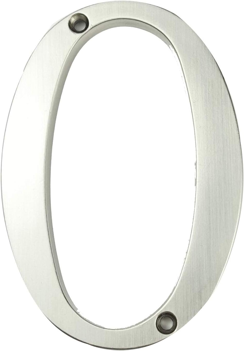 BREAKA 3D Floating Door Sign Sign 10cm Large Modern Household Number Door Family Address Mailbox Number Household Number Number Portal Outside Sign 4 Inch. #5 Silver (Size : 1)