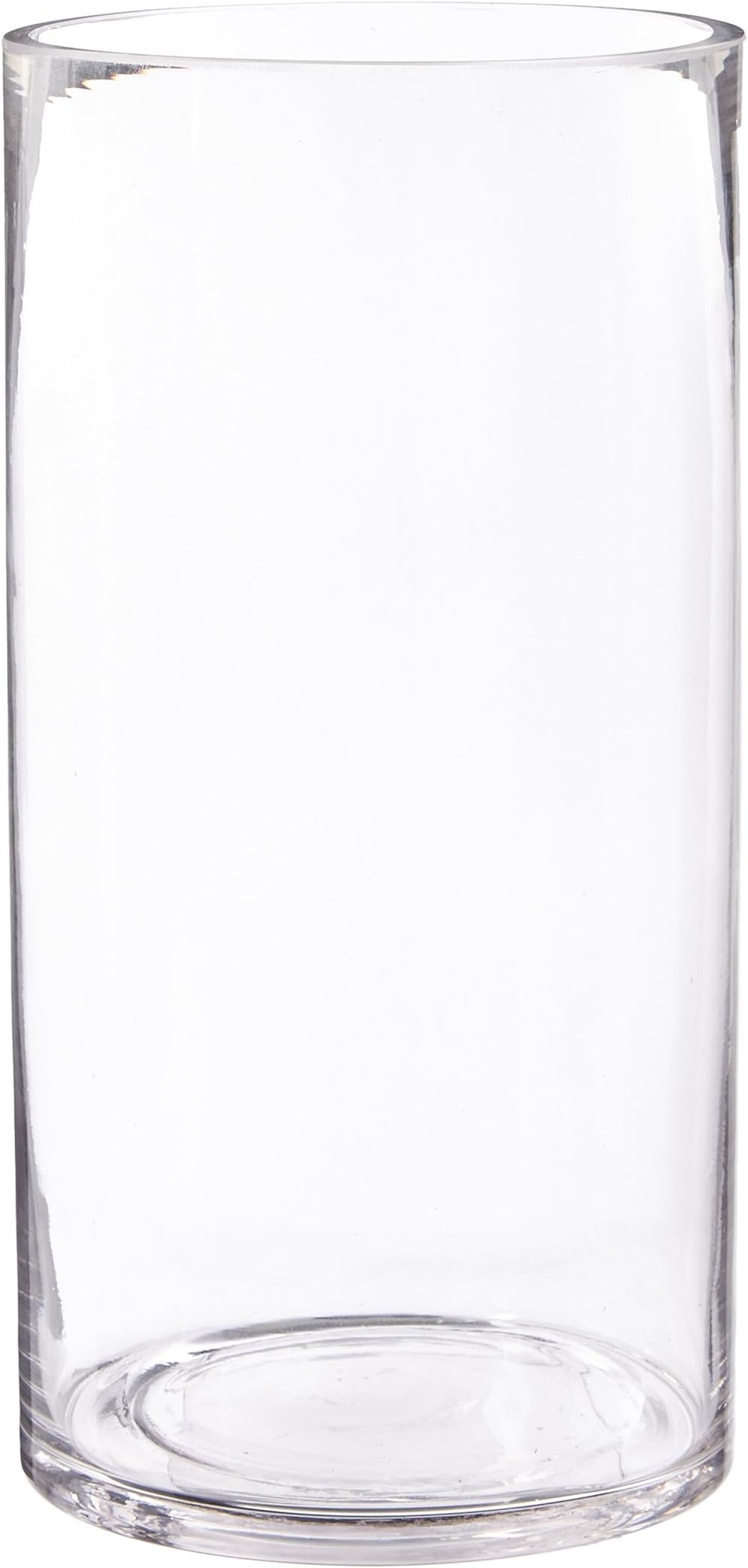 WGV Clear Cylinder Glass Vase, 5 by 10-Inch