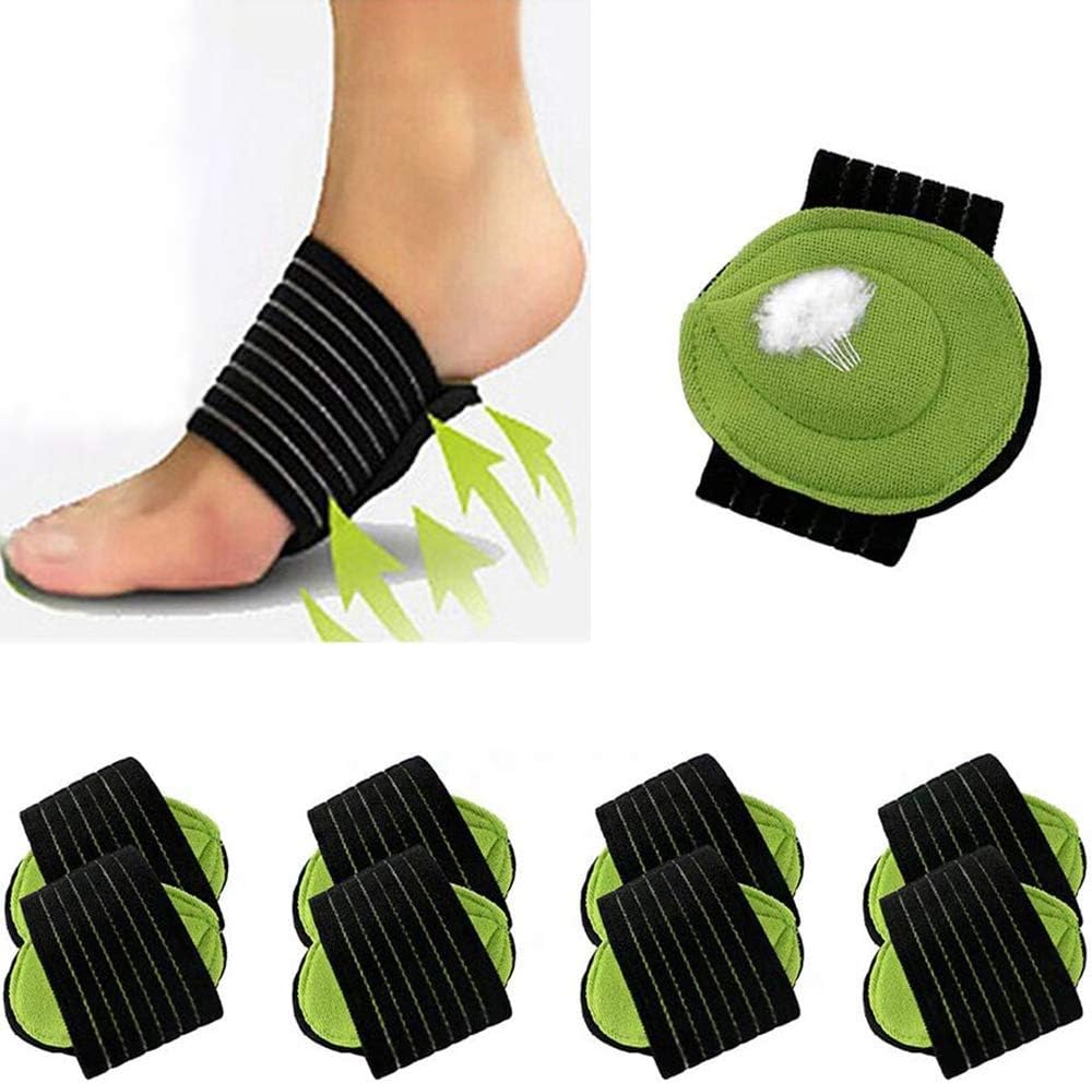 Arch Support Compression Plantar Fasciitis Extra Thick Cushioned Arch Support Sleeves for Men and Women by JERN - Flat Feet Pain Relief, Achy Foot Support Insoles, Fallen Arches, Heel Spur (1 Pair): Health & Personal Care
