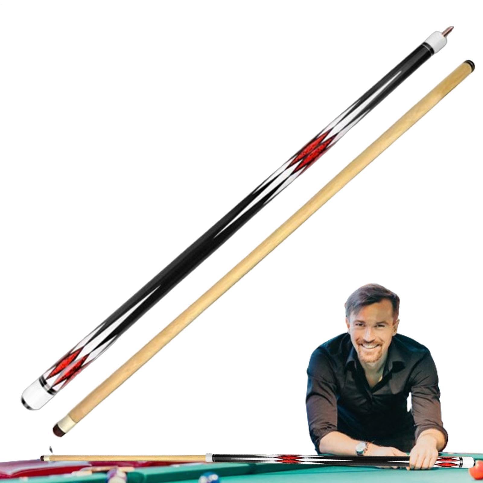 Queue de billard 1/2 en bois avec procédé de 13 mm pour table de jeux - 8