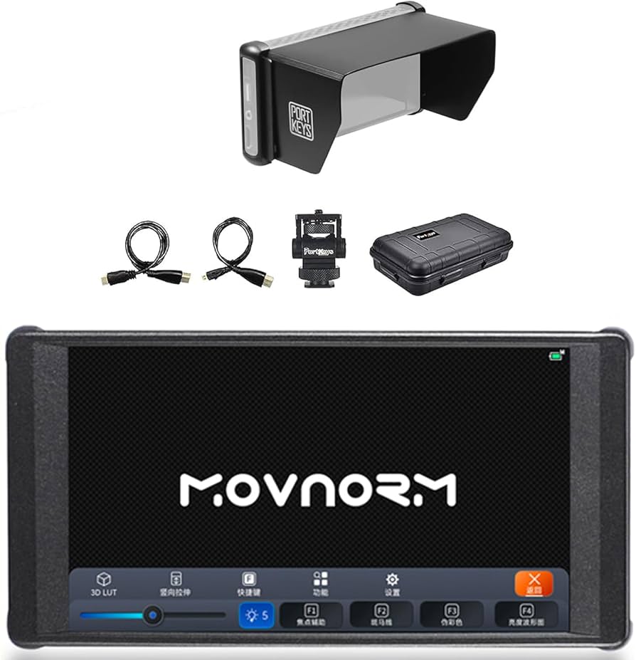 Portkeys PT6 カメラモニター Amazon.com : Portkeys PT6 5.2-Inch Camera Monitor with 600nits