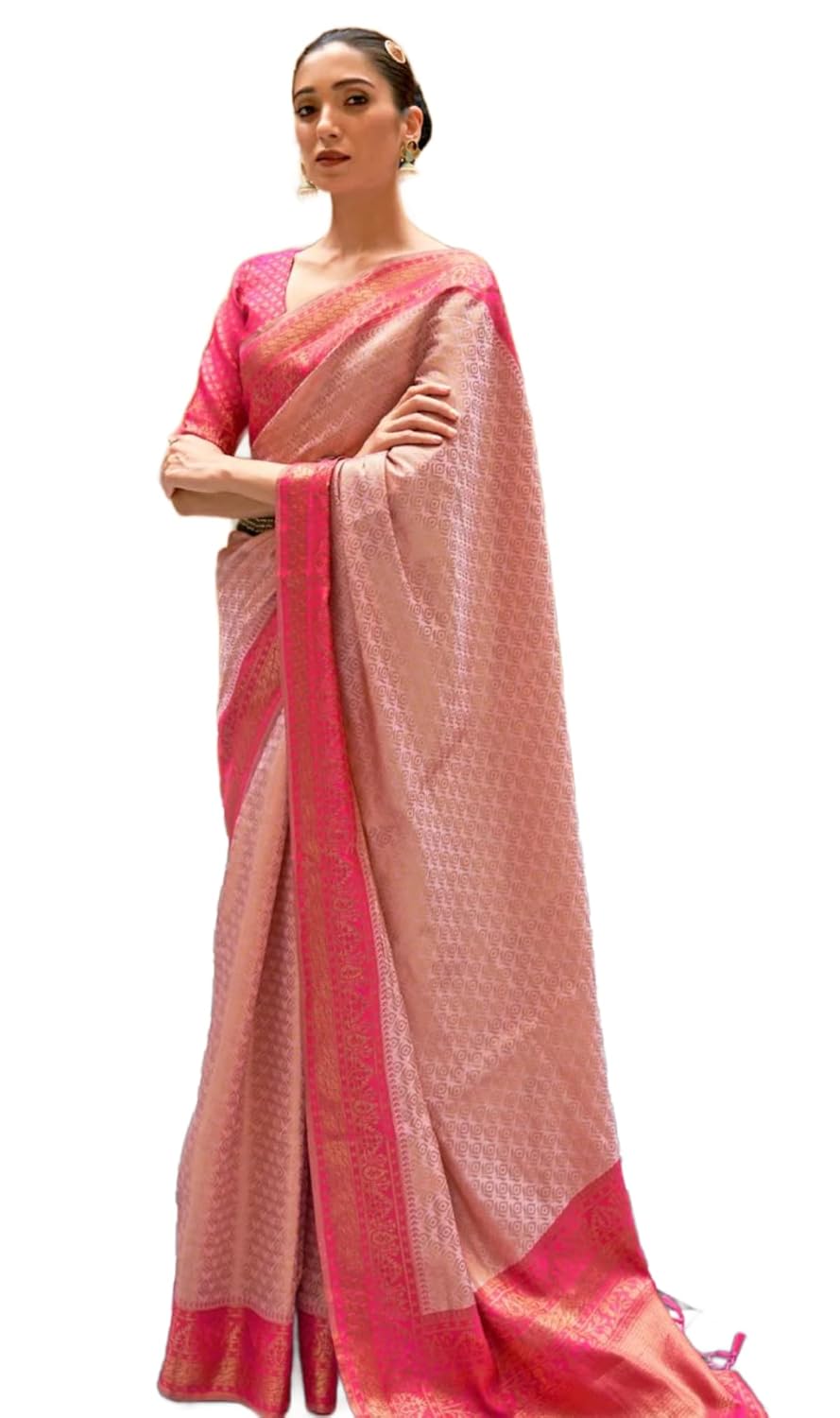 SWORNOF Women’s kanjivaram...
