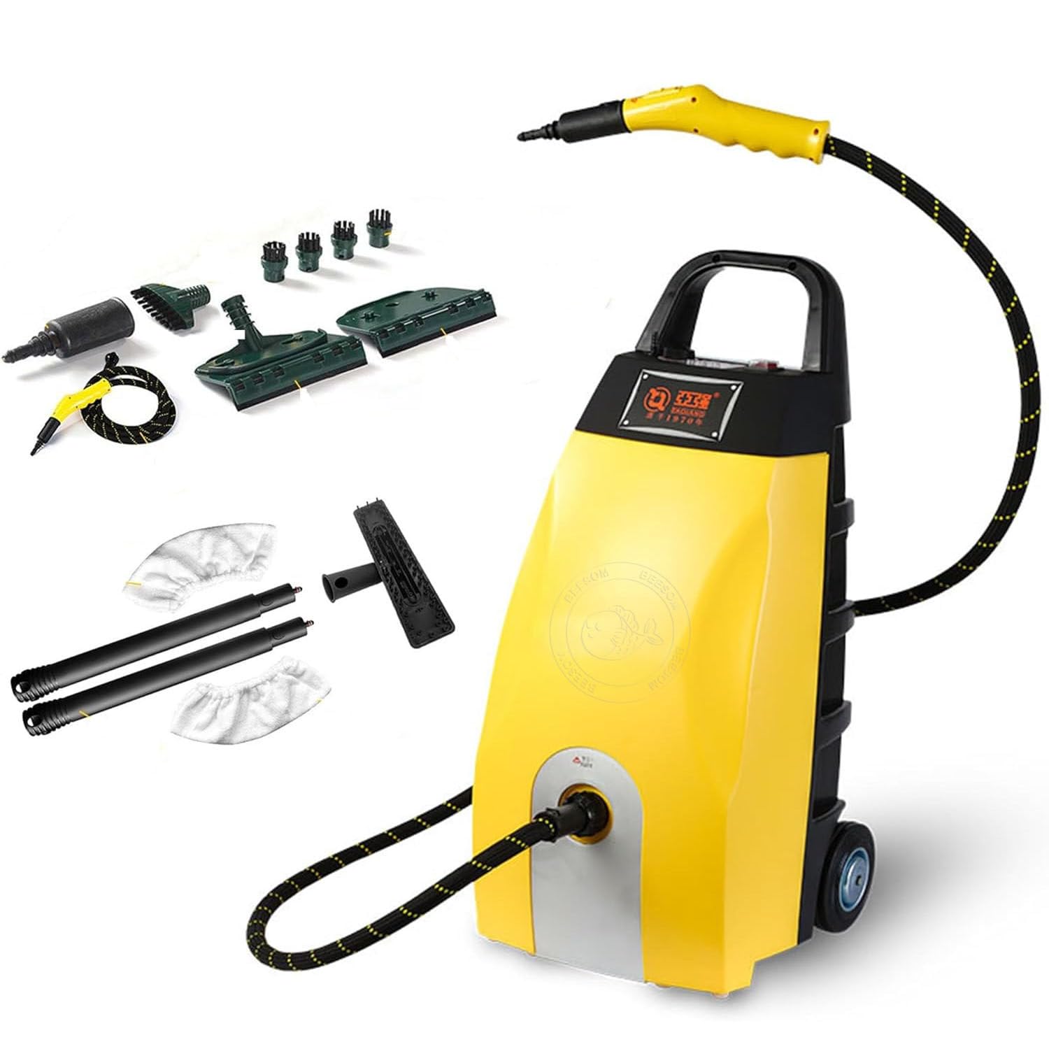 Heavy Duty Steam Cleaner High Temp Pressure Steam Cleaner 3000W Power 3 5L Large Capacity 40s Fast Heat