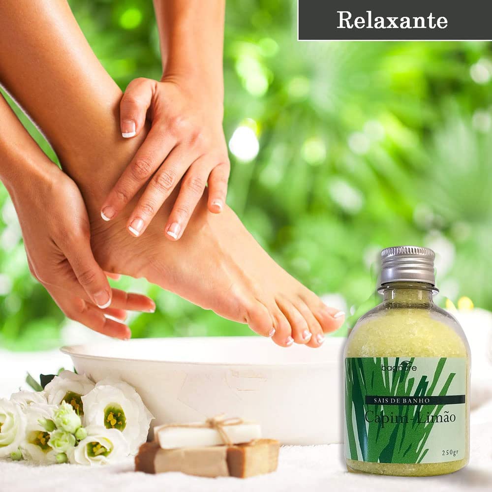 Sais De Banho Para Banheira Relaxante Capim Limão E Verbena em promoção! Veja a oferta e mais achadinhos de Esfoliantes & Sais de banho 6 Hoje é o melhor dia para comprar Sais De Banho Para Banheira Relaxante Capim Limão E Verbena com aquele preço maroto! Promoção! Aproveite a oferta! 6