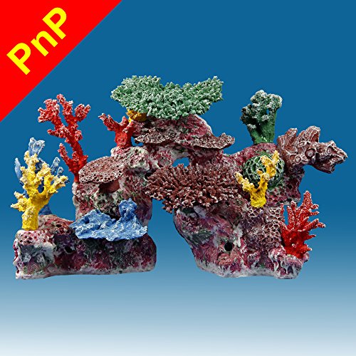 Instant Reef DM046PNP Large Artificial Coral Inserts Decor, Fake Coral