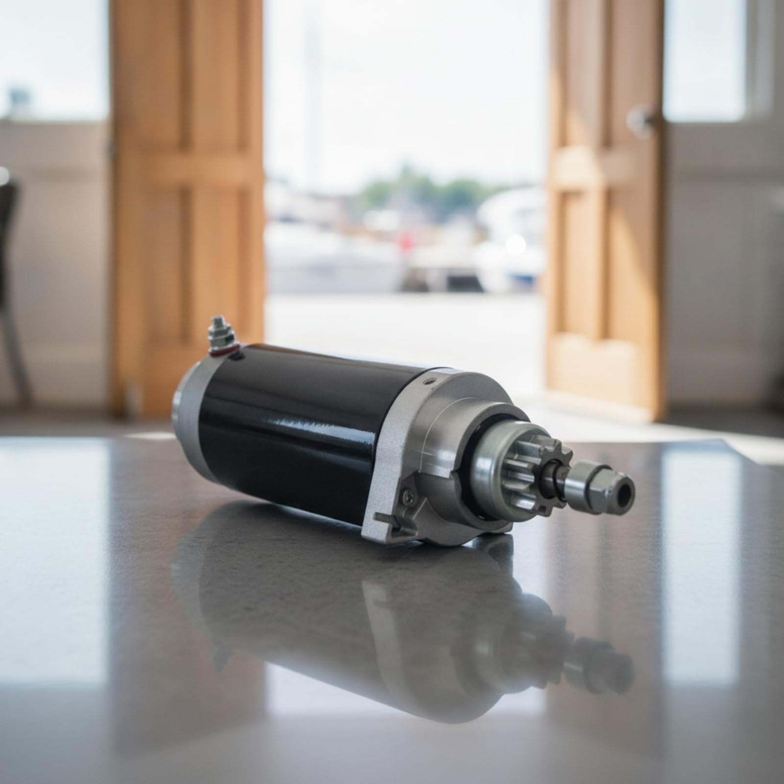 Motorino D'avviamento Fuoribordo Robusto Motore di Avviamento Resistente All'umidità Avviatore Motore per Officina Nautica