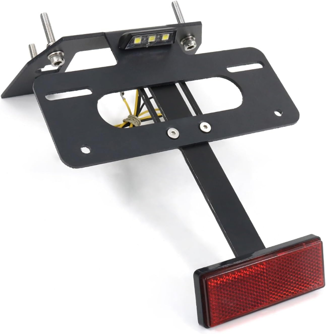 Motorcycle Fender Eliminator Kit Rear Tidy Number License Plate Frame Holder Bracket Compatible with Kawasaki ZX-10R ZX10R 2006-2007