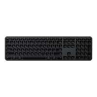 Satechi Tastiera Wireless Slim EX3 𝗤𝗪𝗘𝗥𝗧𝗬 𝗨𝗦, Tastiera Bluetooth con Tastierino Numerico