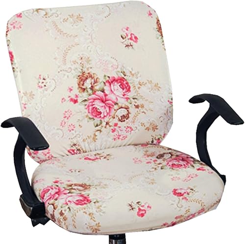 XNN Funda para silla de oficina de computadora, fundas universales elásticas para sillas giratorias (I) XNN Funda para silla de oficina de computadora, fundas universales elásticas para sillas giratorias (I)