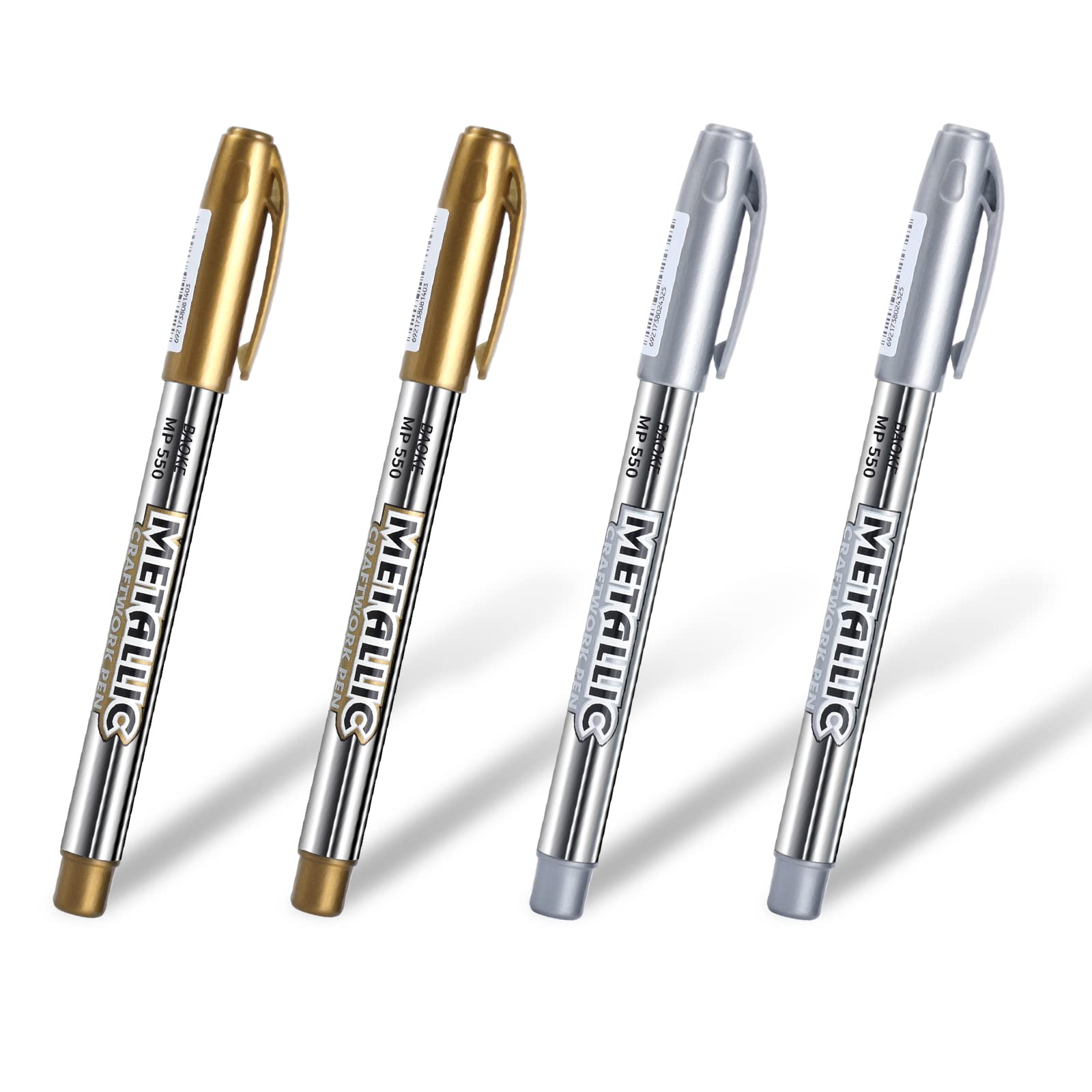 Gold Pen Gold Metallic Marker Pens 4pcs Bling Writing Ink