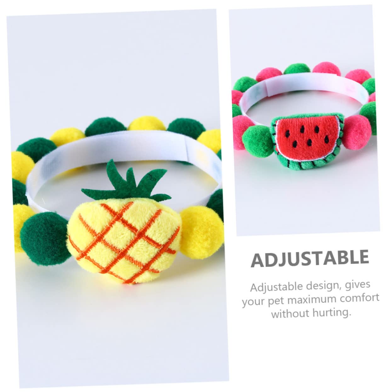 20pezzi Collare Decorativo Per Gattini Stile Fruttato Design Carino Per Feste Collare e Confortevole Per Animali Domestici Accessorio Adorabile Per Gatti e Cuccioli