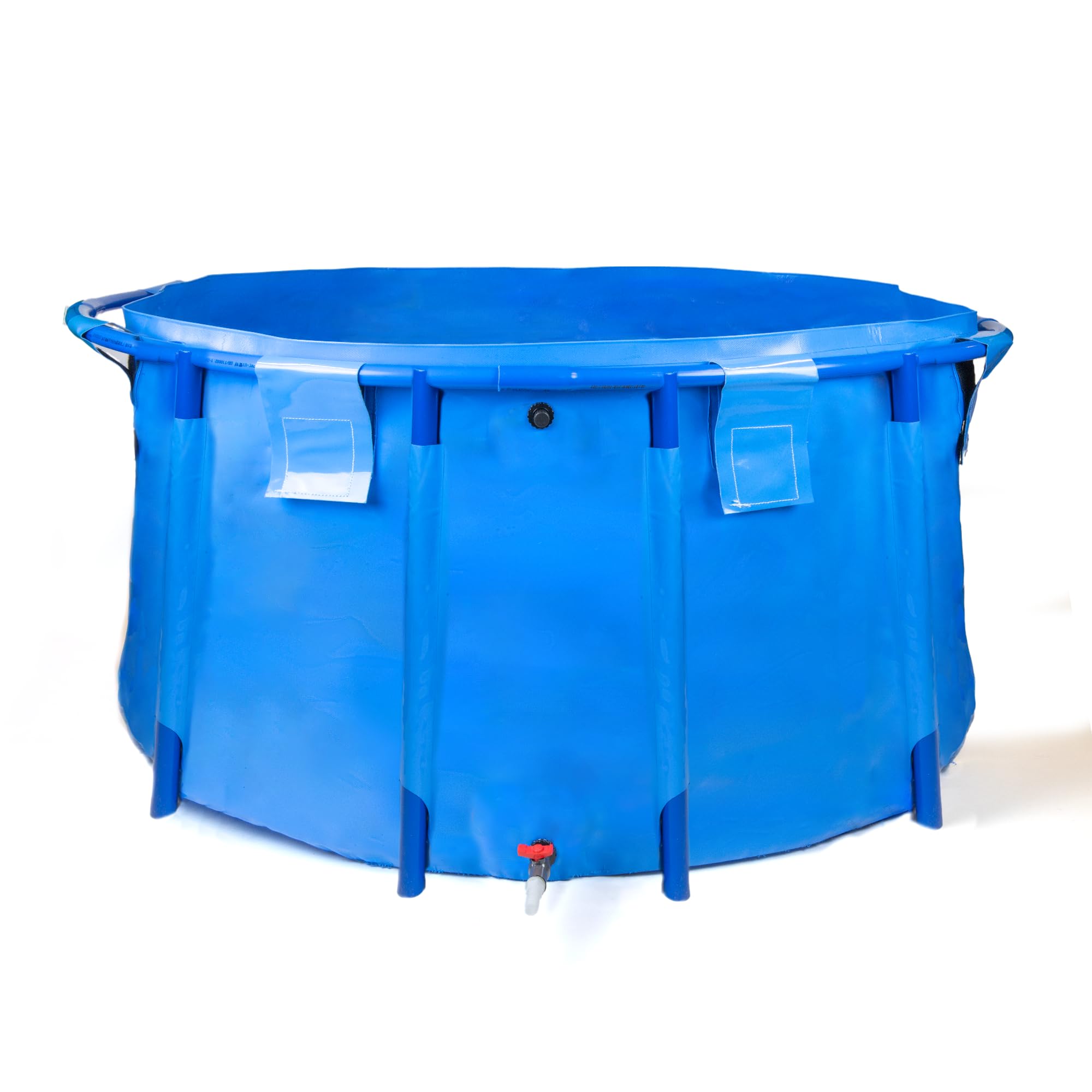 Pondlife Faltbecken für Koi und Teichfische, Ø 200cm x Höhe 120cm, 3700 Liter, stabile PVC-Folie, UV-beständig