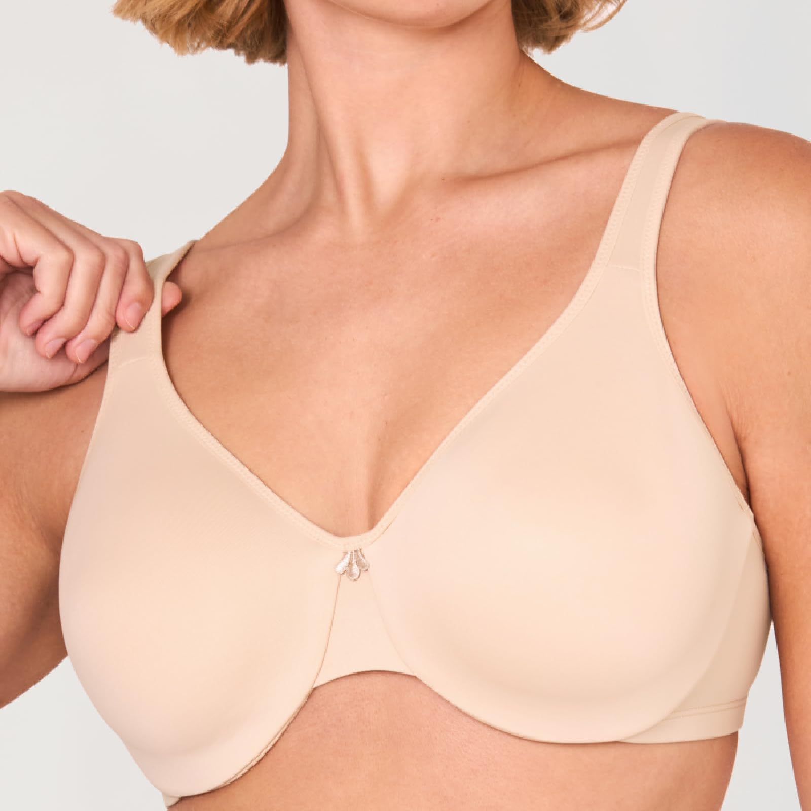 DELIMIRA Sujetador Reductor con Aros Talla Grande Copa Completa para Mujer