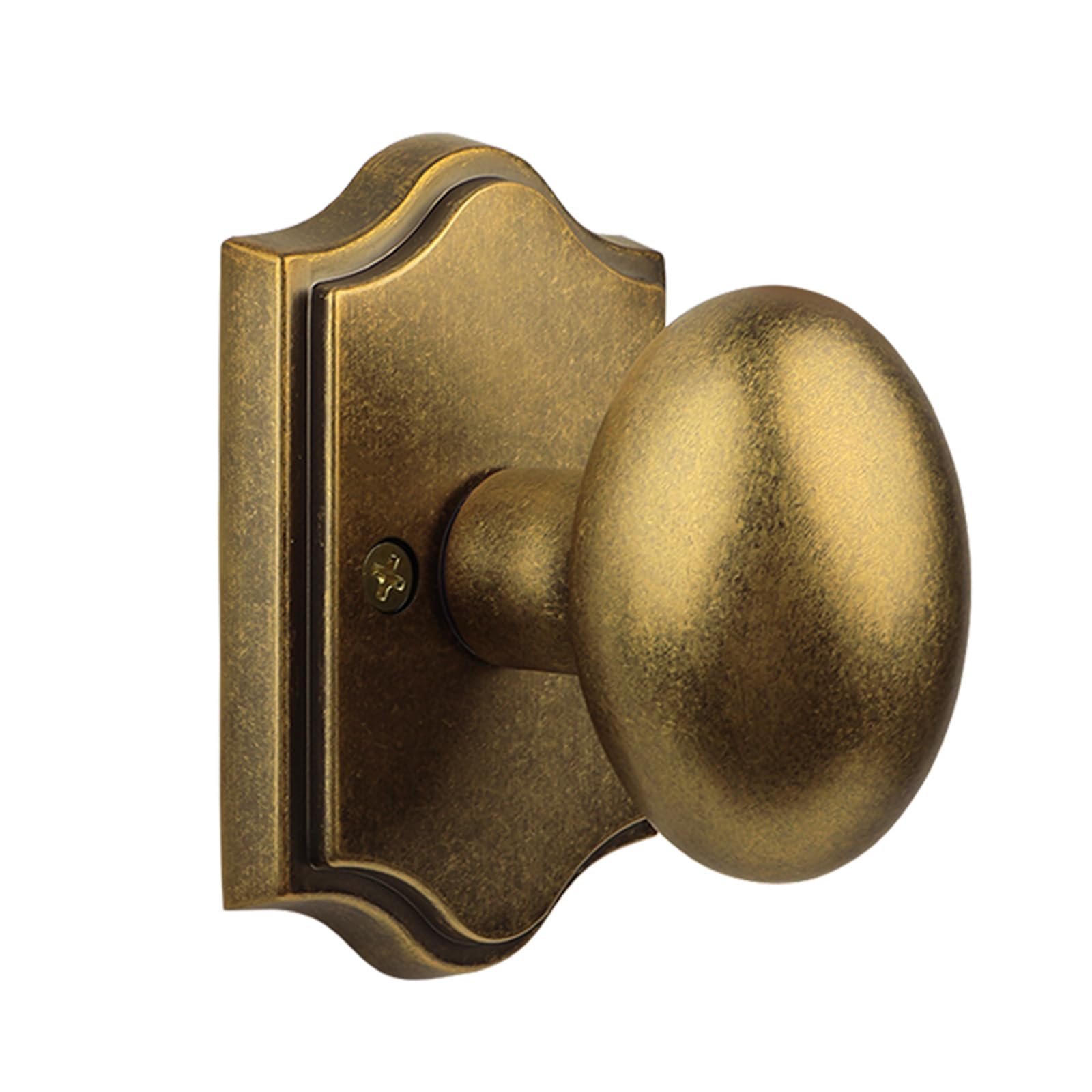 Bouton de porte factice non tournant en alliage robuste laiton antique